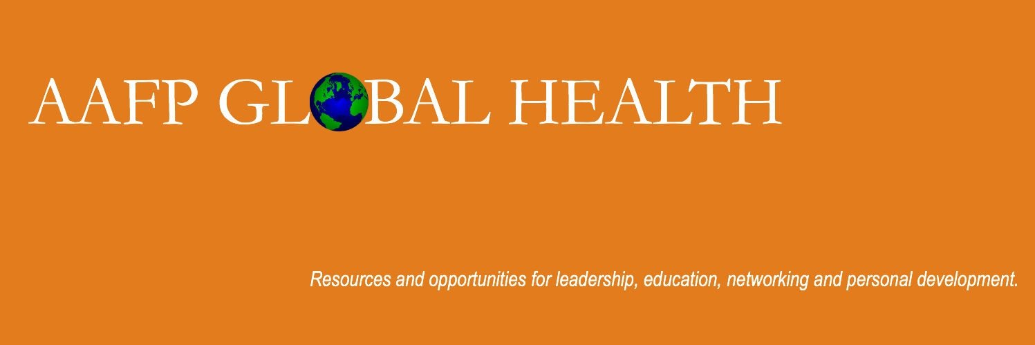AAFP Global Health banner