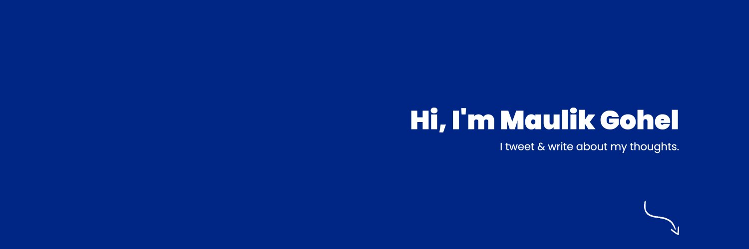 Maulikk_Gohel's profile banner image