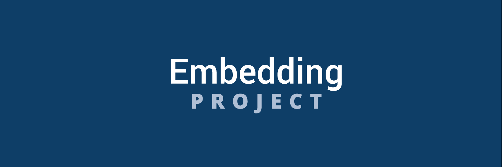 Embedding Project banner