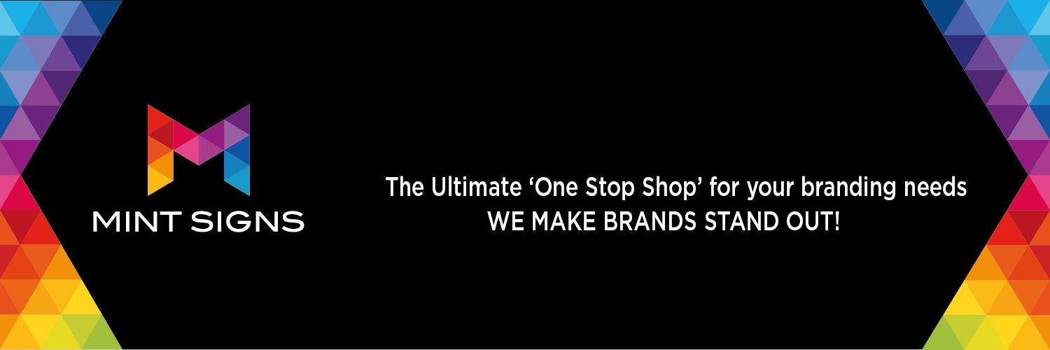 Mint Signs banner