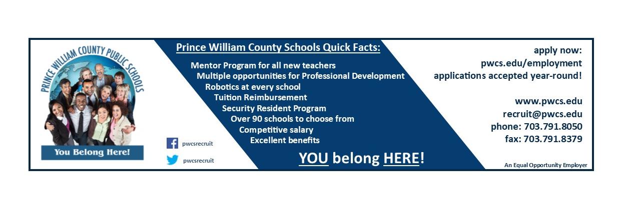 PWCS Recruit banner