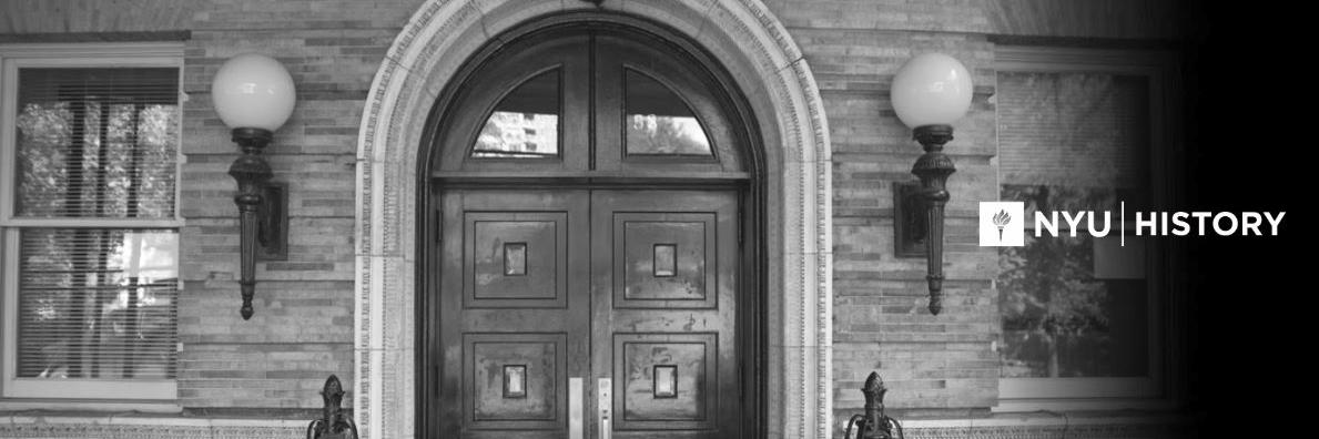 NYU Department of History banner