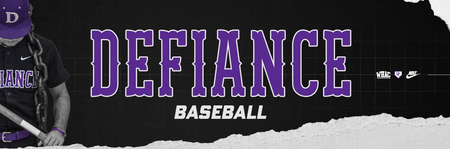 Defiance College Baseball banner
