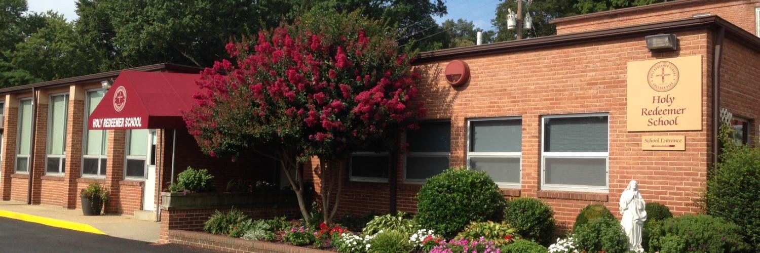 Holy Redeemer School banner