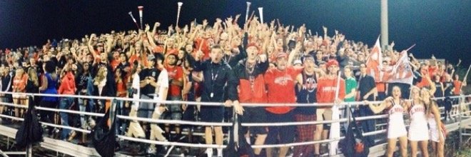 LMHS Student Section banner