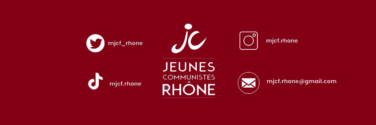 MJCF Rhône ☭ banner