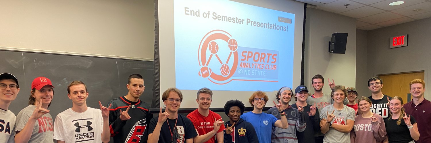 NC State Sports Analytics Club banner