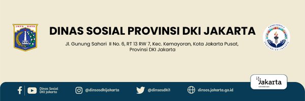 Dinsos DKI Jakarta Profile Banner