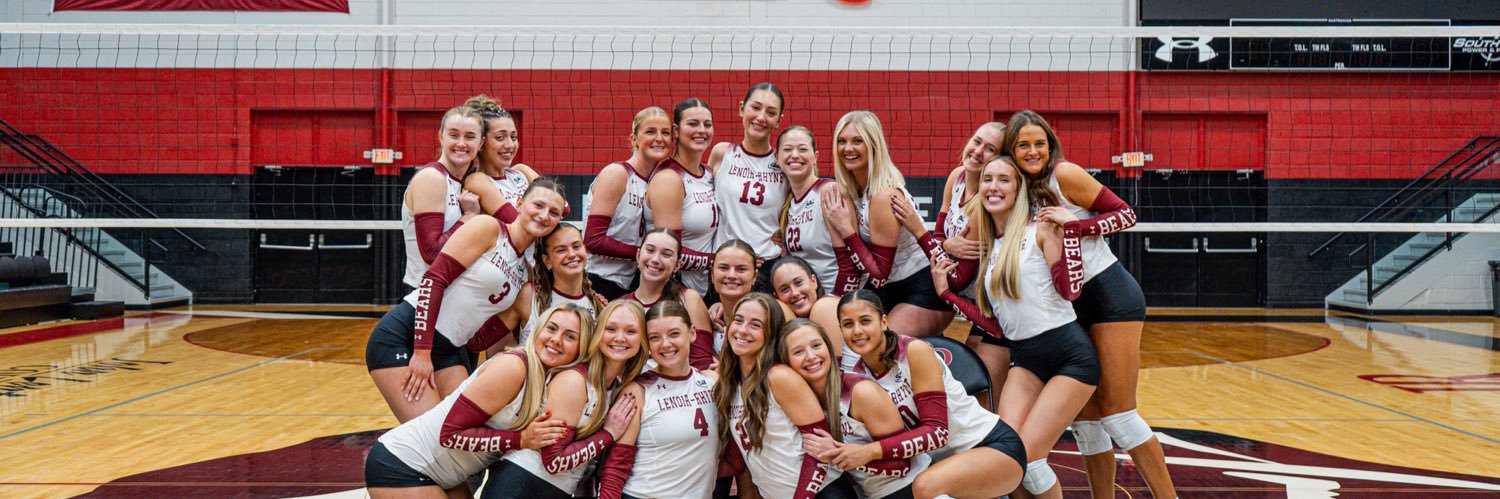 Lenoir-Rhyne Volleyball banner