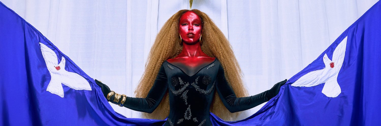 Mannequin lilás banner