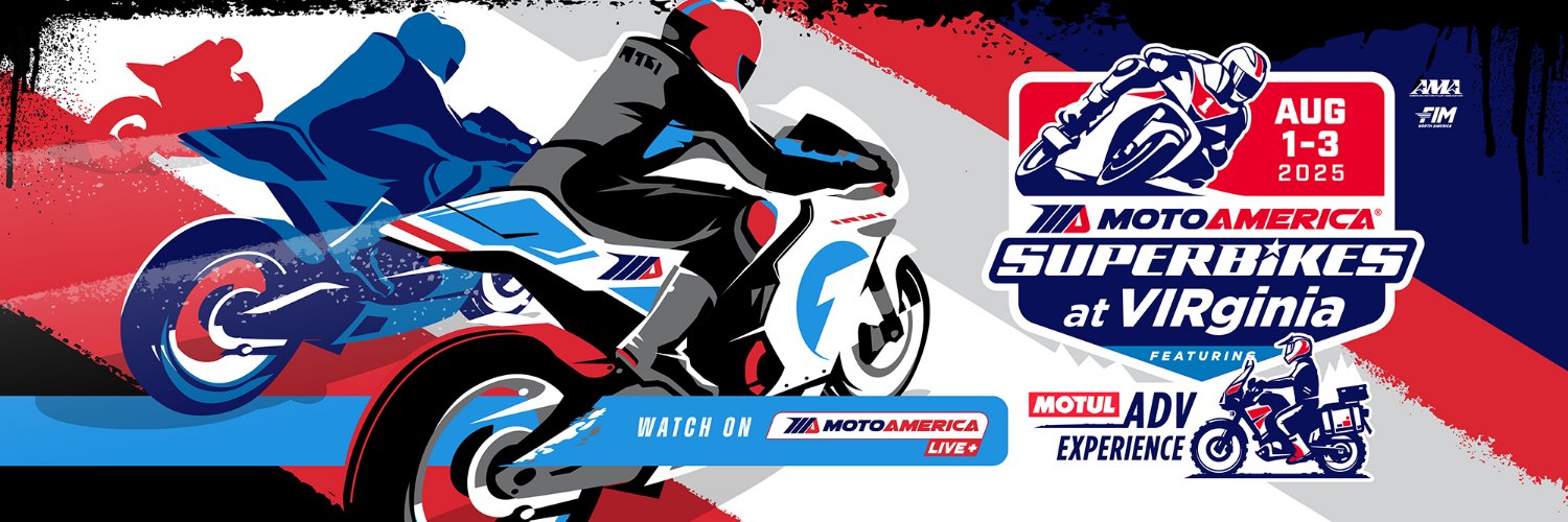 MotoAmerica's banner