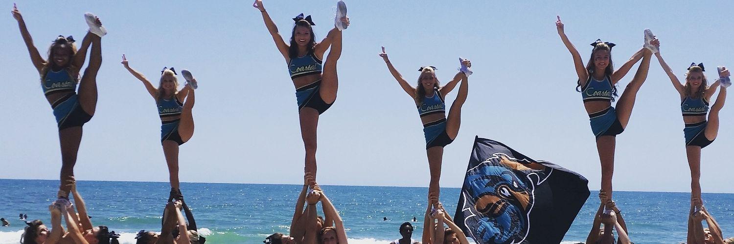 Coastal Cheerleading banner