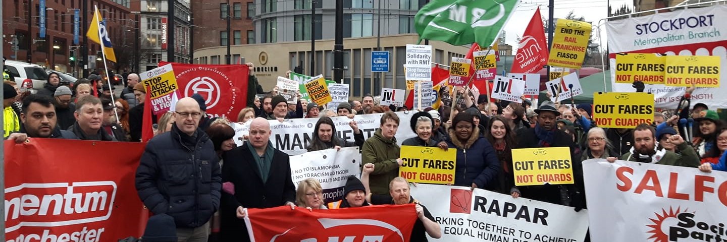 Manchester SWP banner