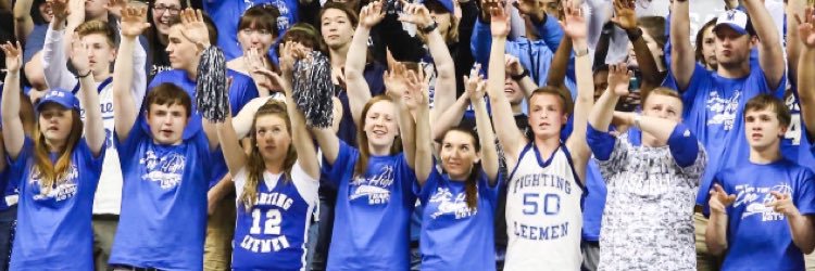 Lee High School Pep Club banner