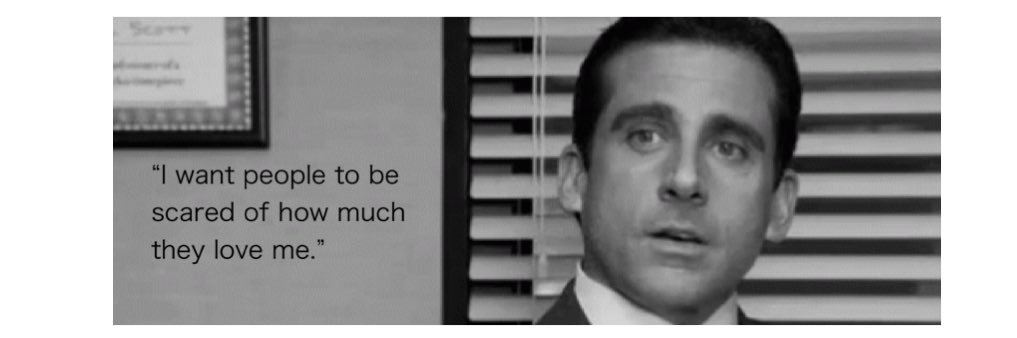 Michael Scott Trades banner