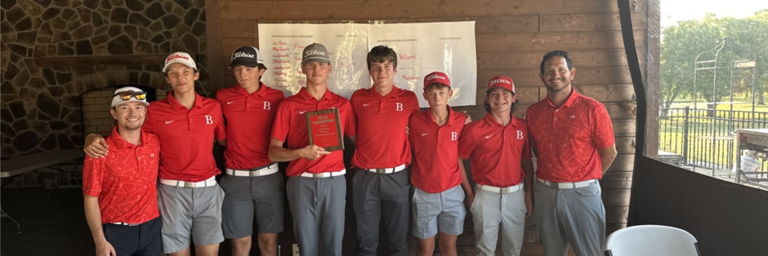 Bellevue Redmen Golf's banner