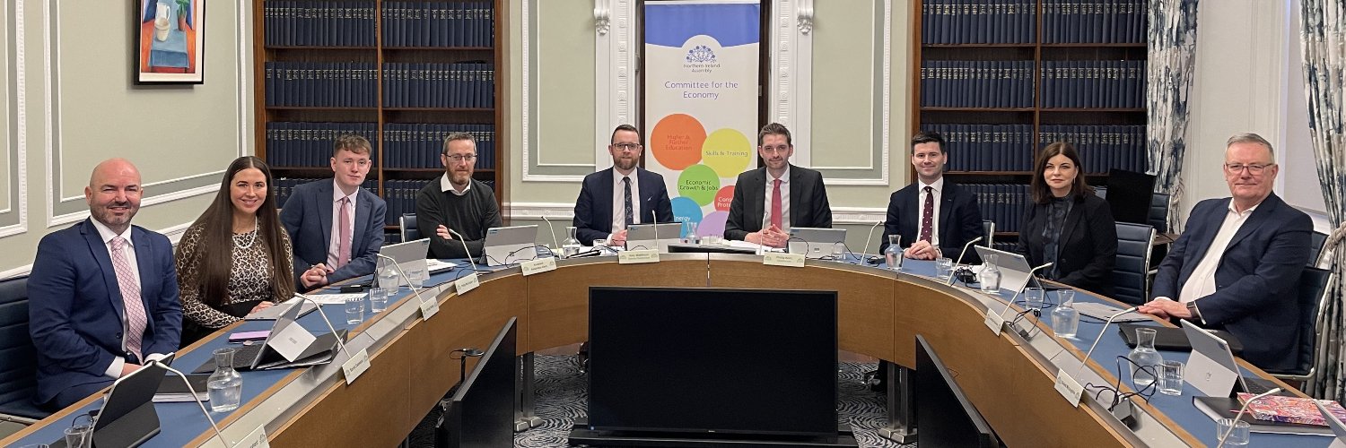 NI Assembly Committee for the Economy's banner