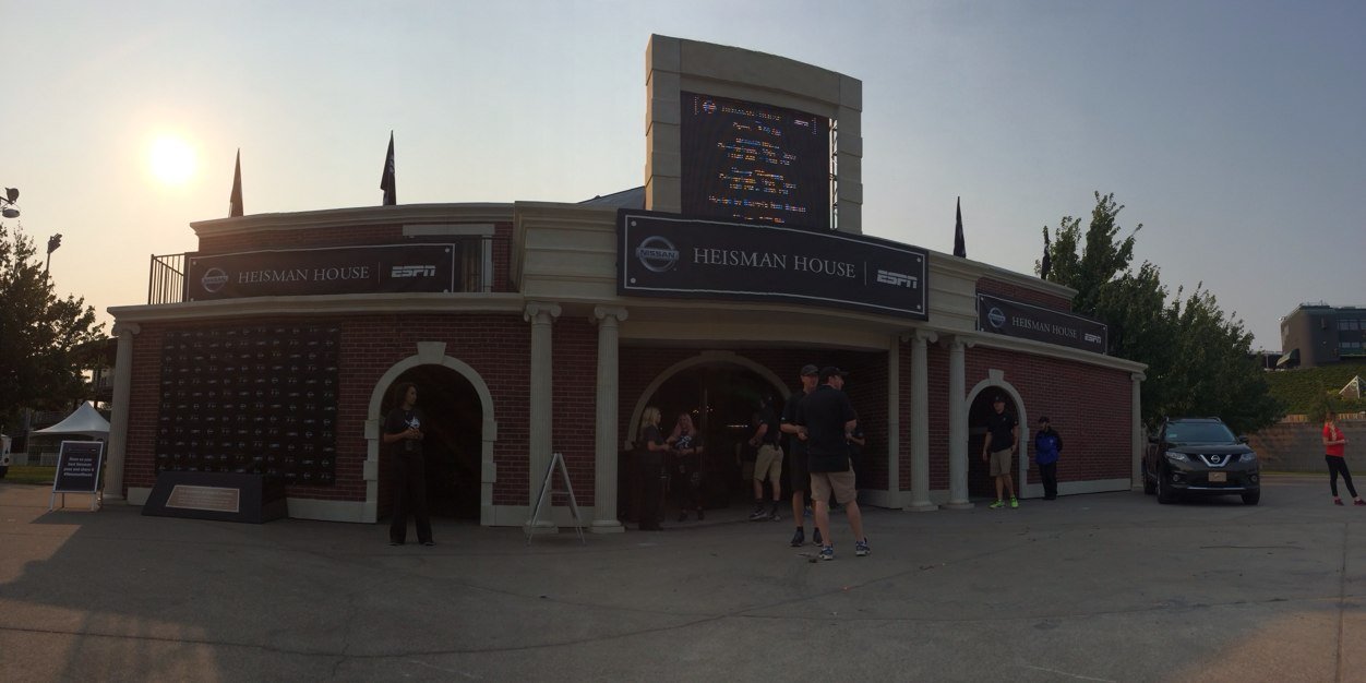 Heisman House Trivia banner