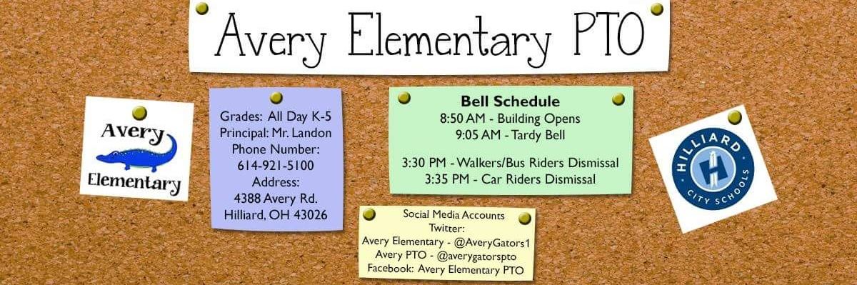 Avery Elementary PTO banner