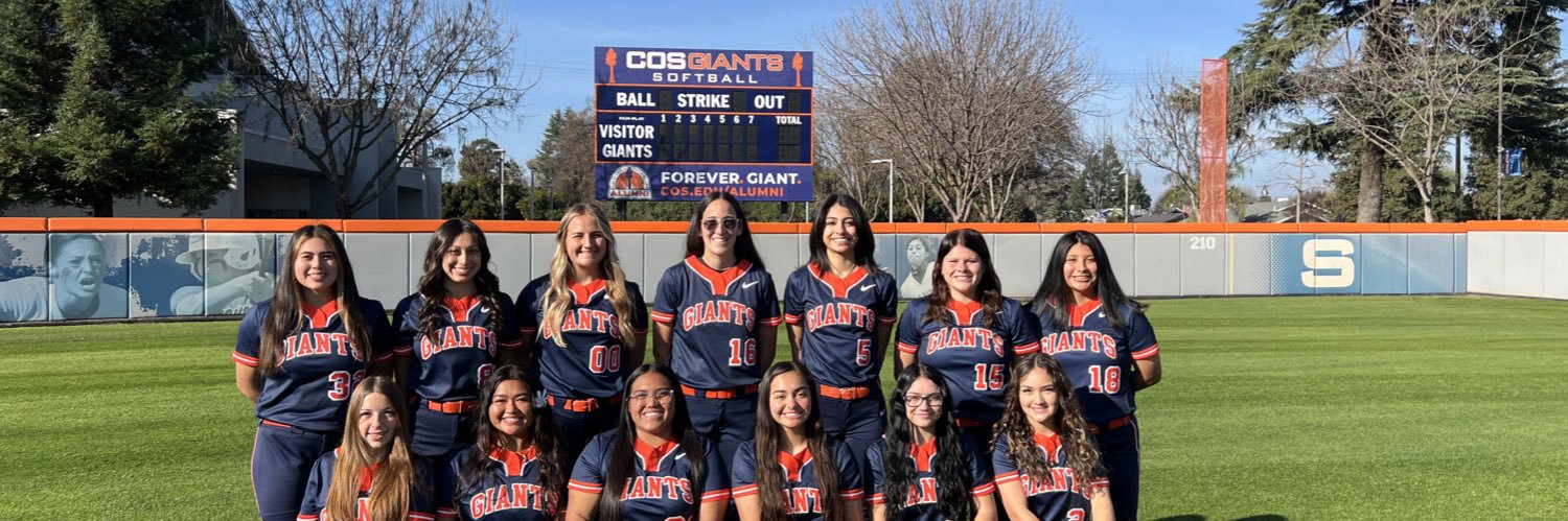 COS Softball banner