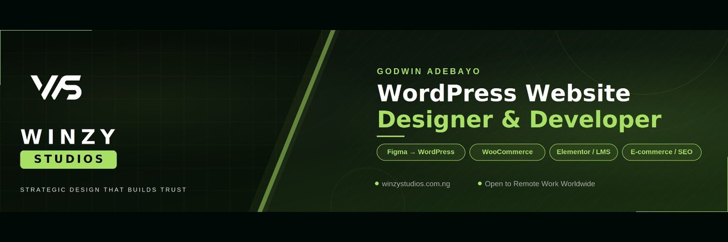 Winzy | WordPress Web Designer banner