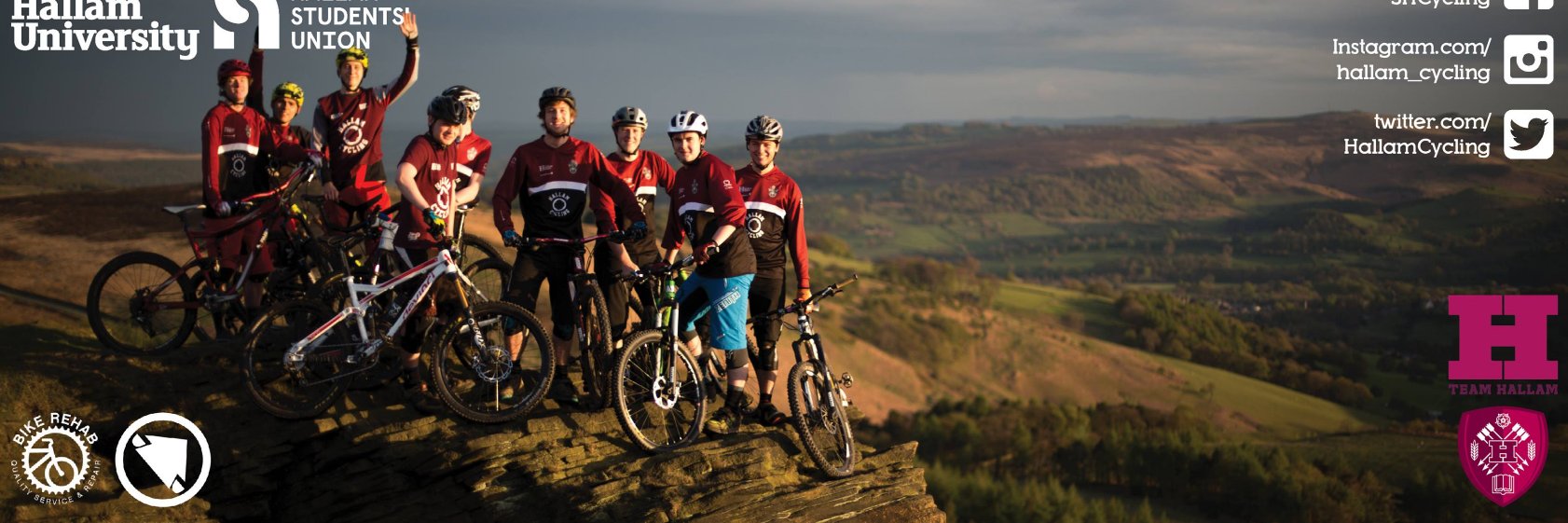 Hallam Cycling banner