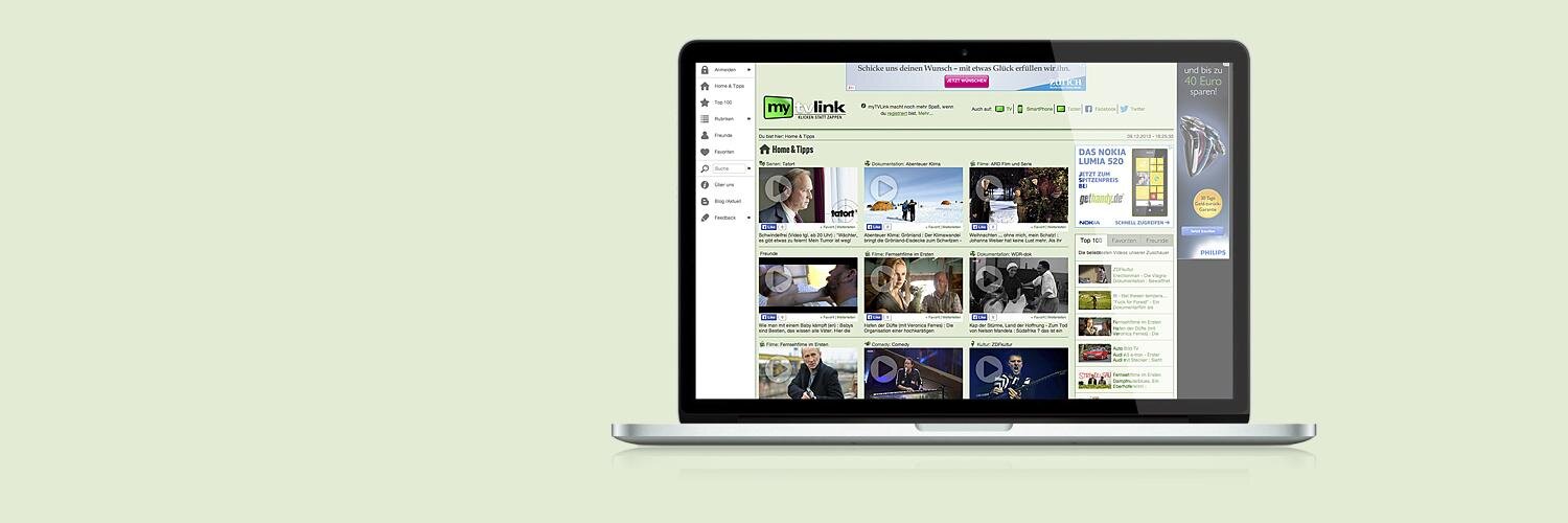 myTVLink banner