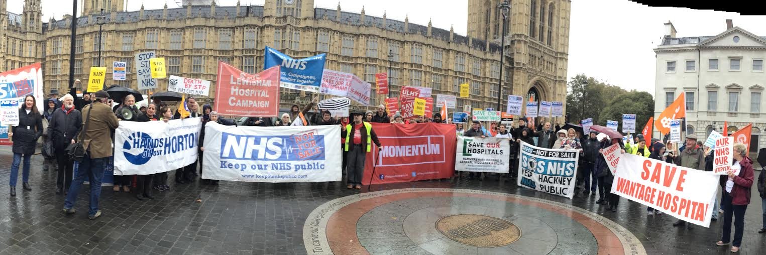 NHS Bill Campaign banner