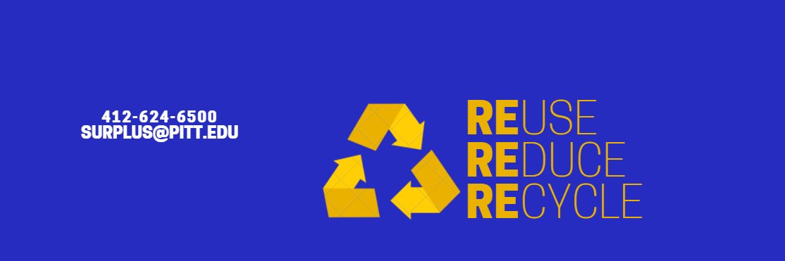 Pitt Surplus banner