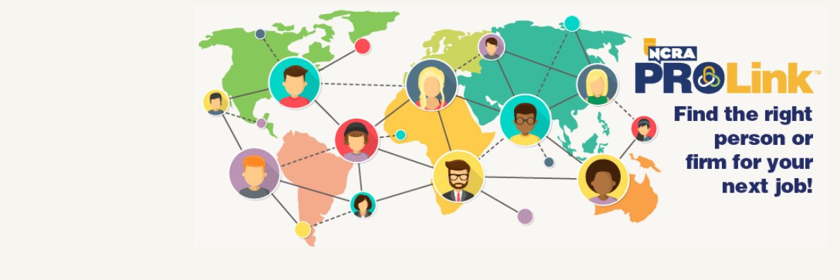 National Court Reporters Association banner