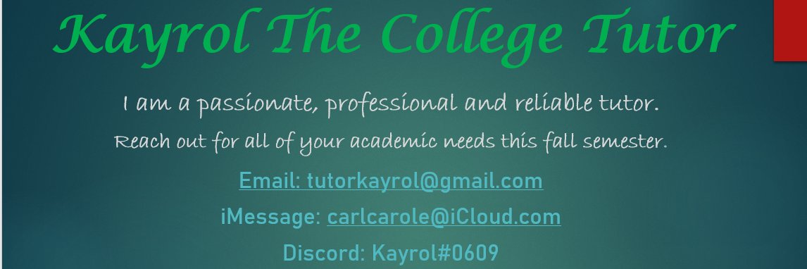 Tutor_Kayrol's profile banner image