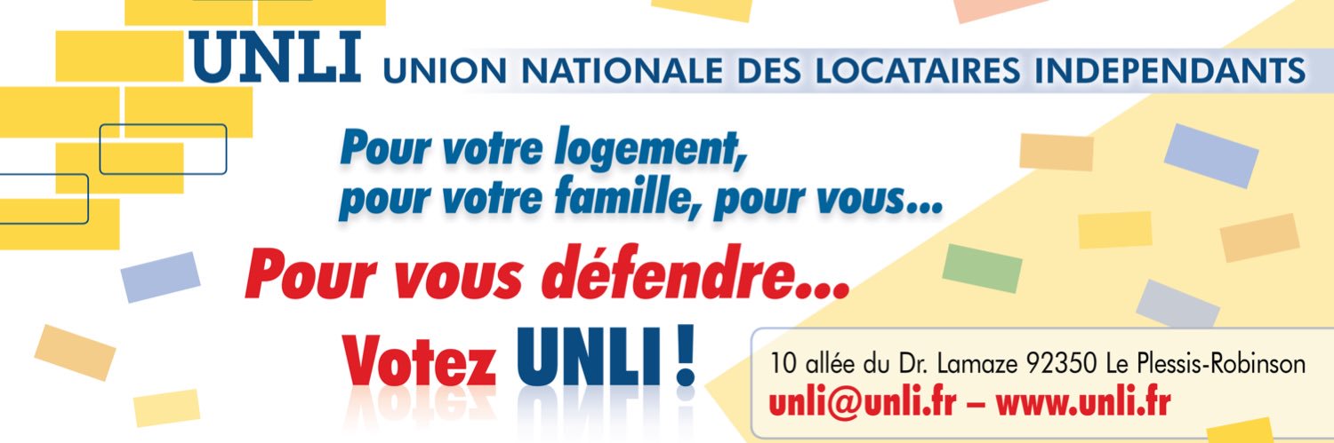 Union Nationale des Locataires Indépendants (UNLI) banner