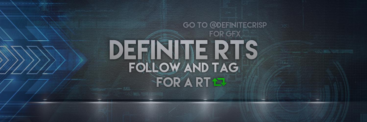 Definite Retweets banner