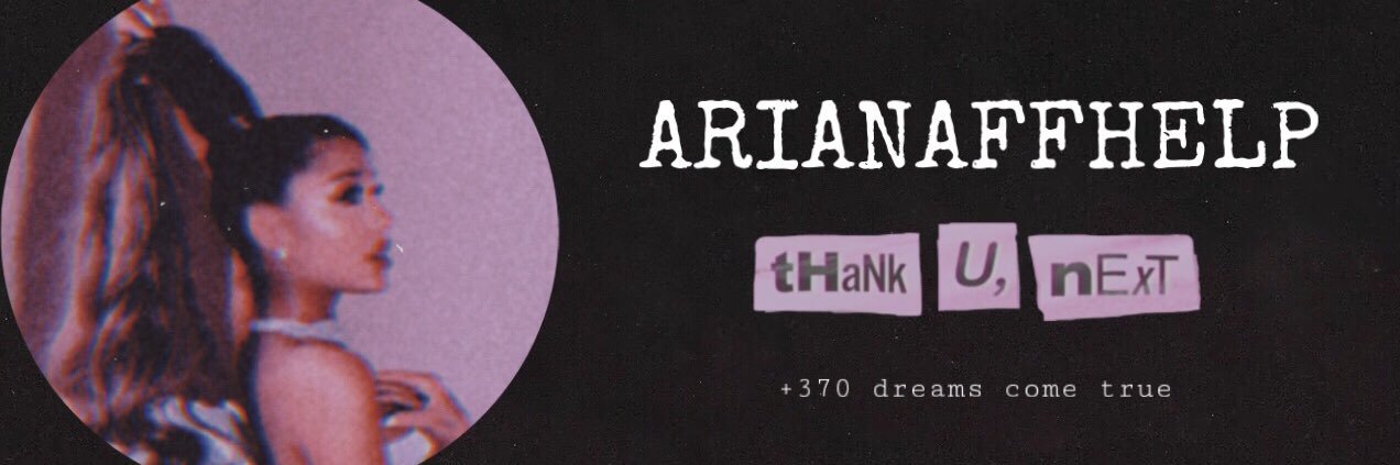 arianaffhelp's profile banner image