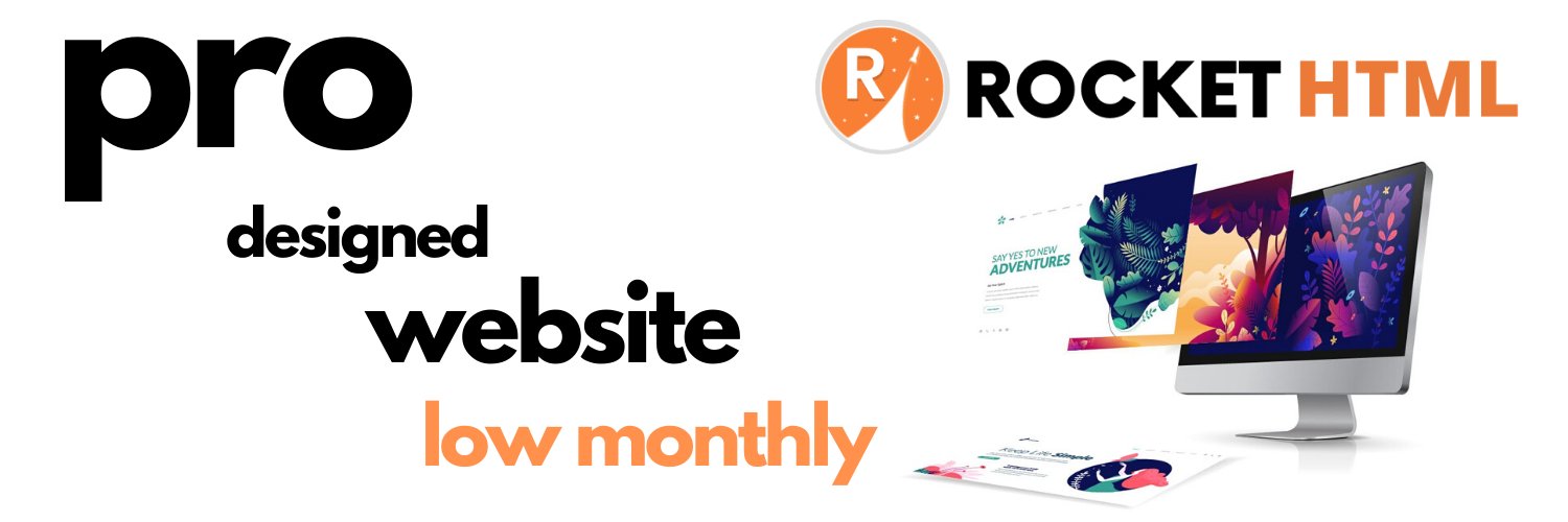 rockethtml's profile banner image