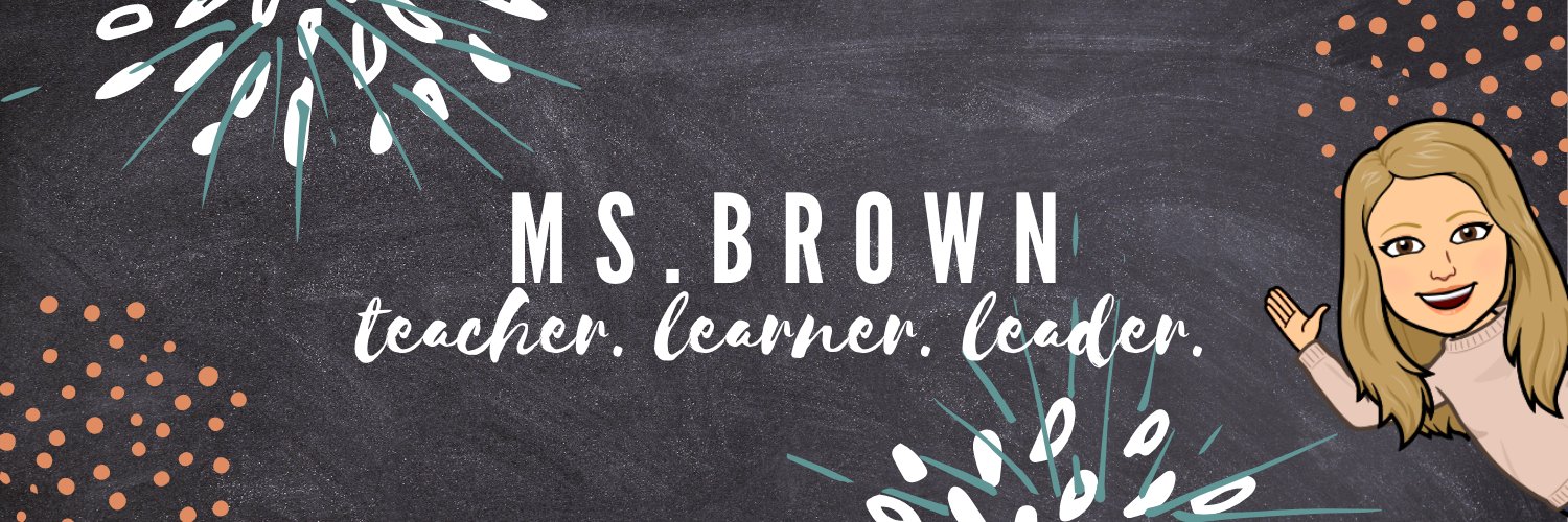 MsBrownTeach's profile banner image