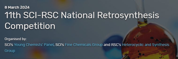 UK Retrosynthesis Competition banner