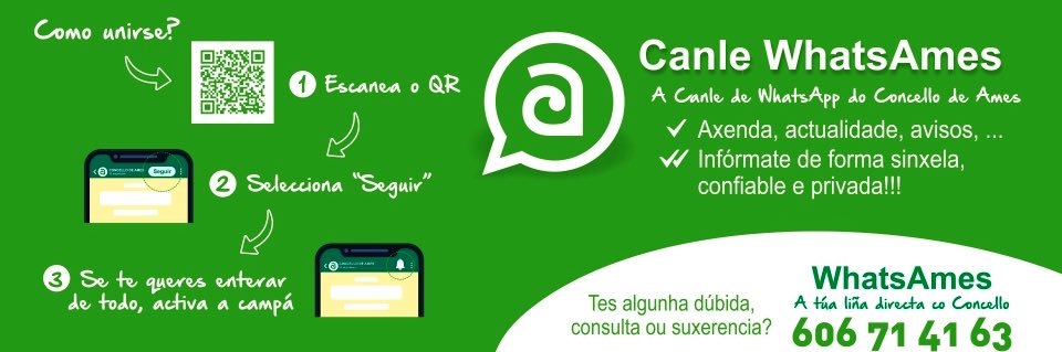 Concello de Ames banner