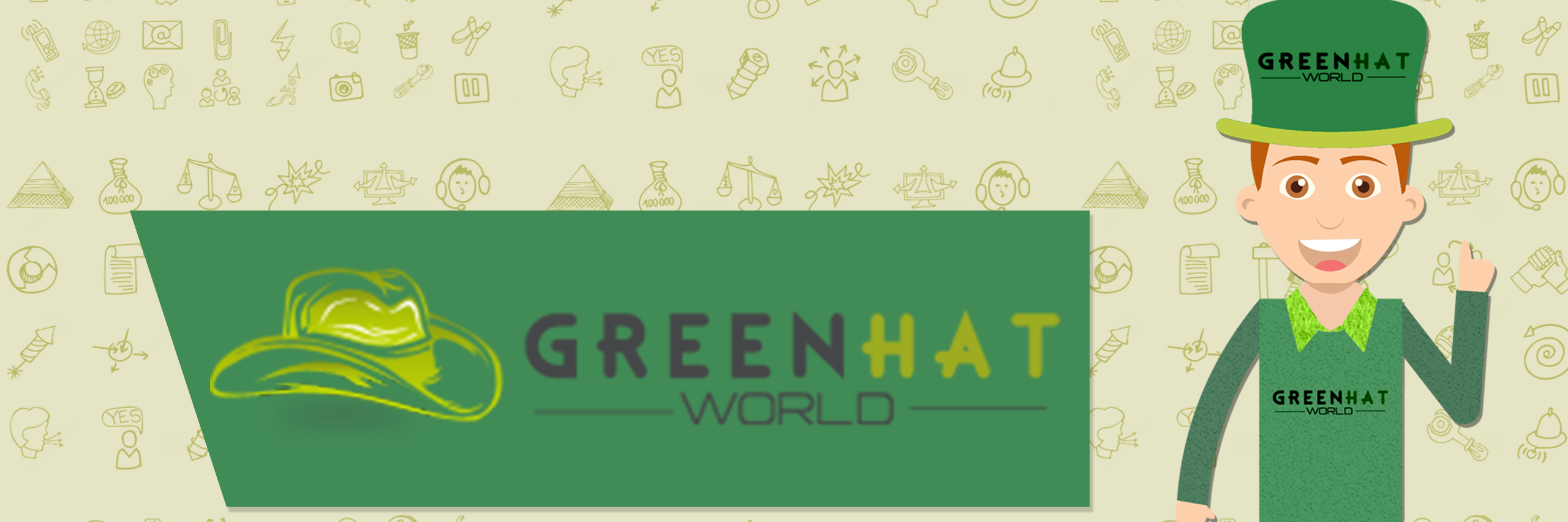 Greenhatworld's profile banner image