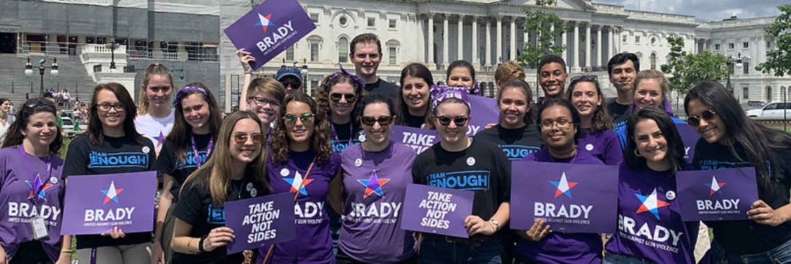 Brady | United Against Gun Violence's banner