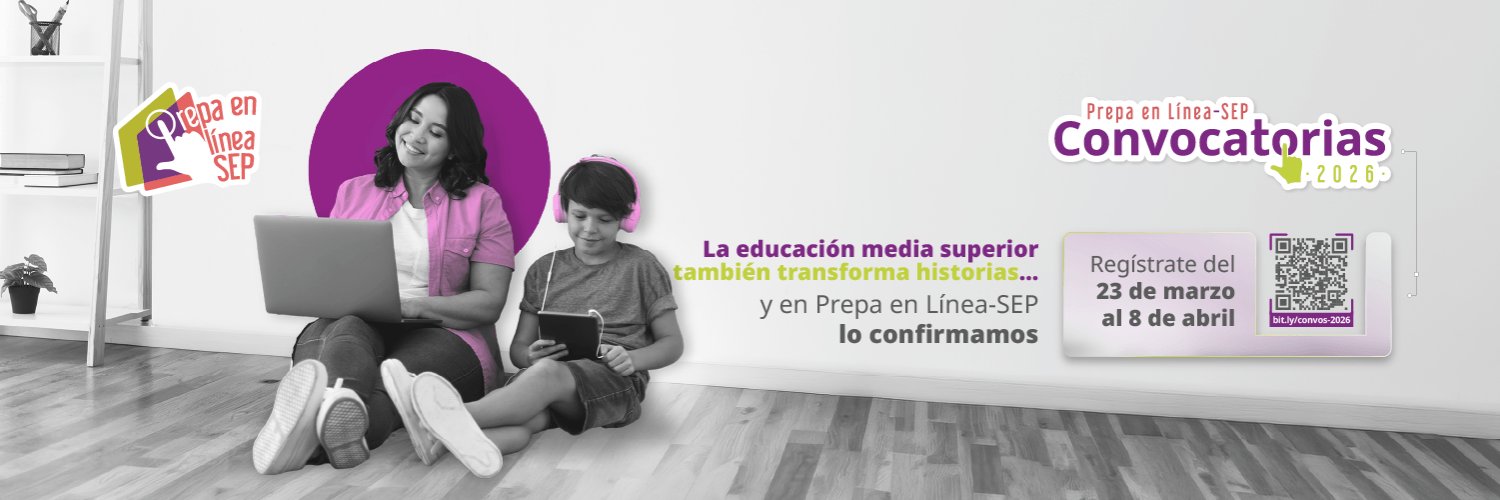 Prepa en Línea-SEP banner