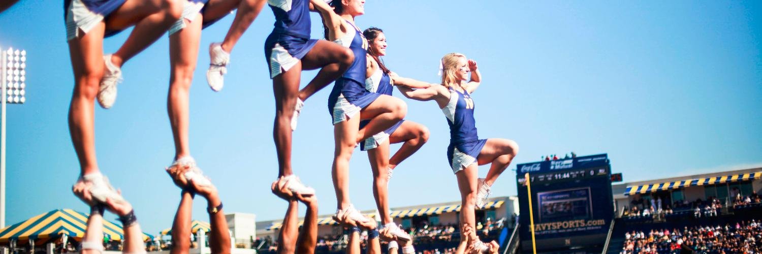 Naval Academy Cheer banner