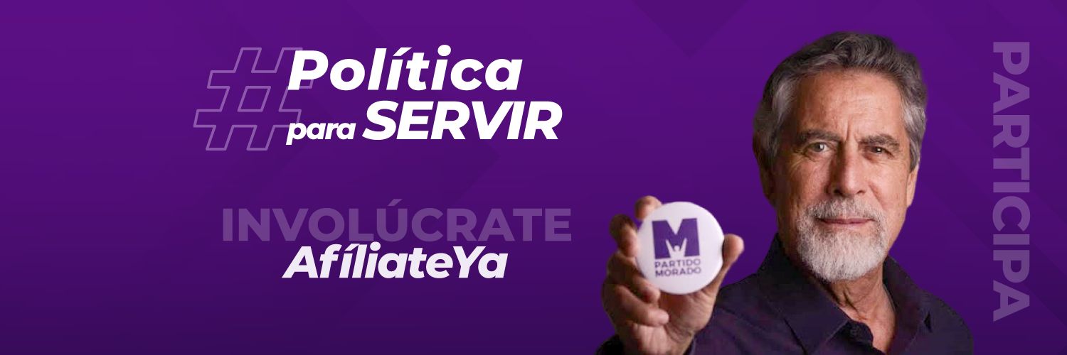 Partido Morado Profile Banner