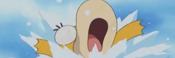 Flying Psyduck banner