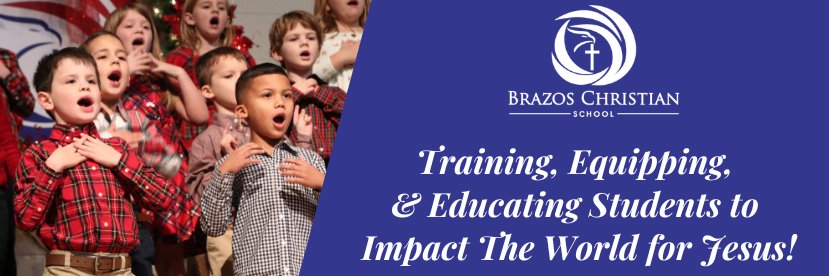Brazos Christian School banner