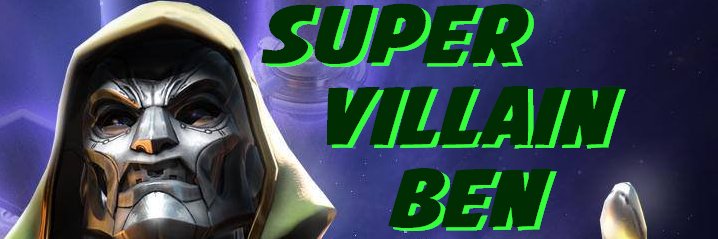 Super Villain Ben banner