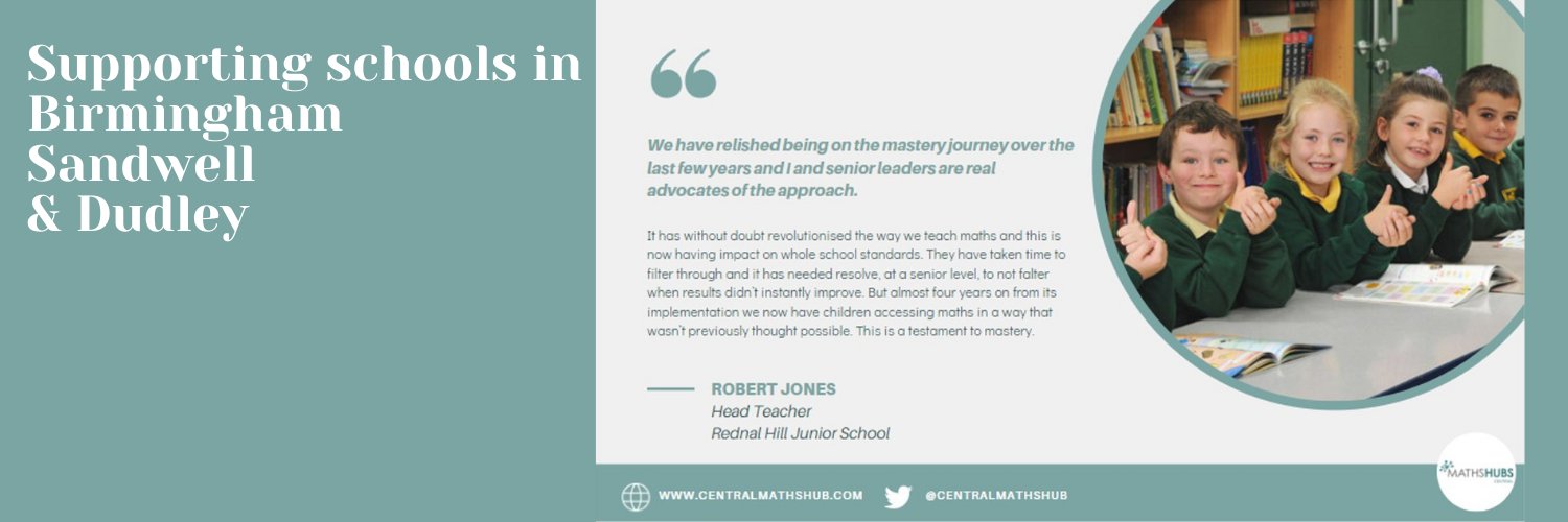 Centrαl Mαths Hub banner