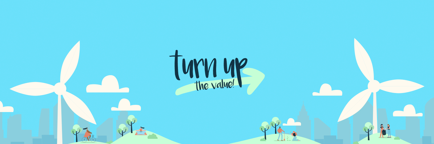 Turn Up the Value banner