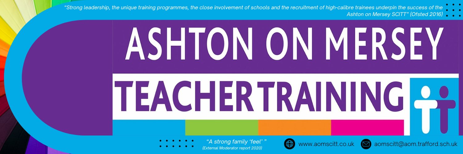 Ashton-on-Mersey SCITT banner