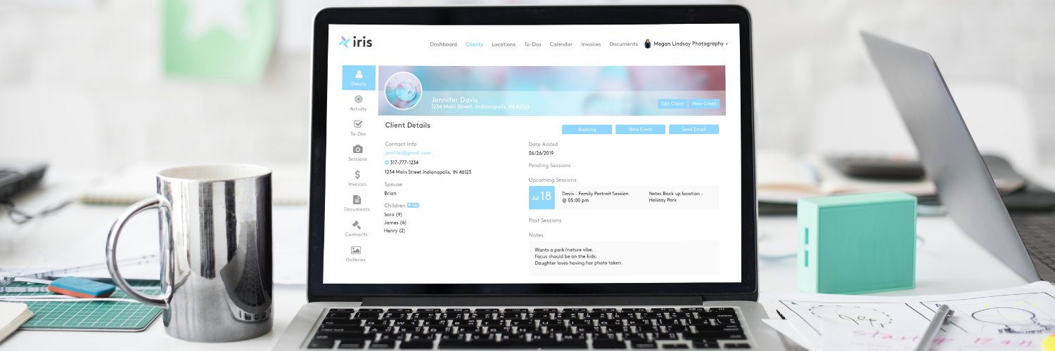 irisWorks's profile banner image